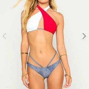 Lex Cross Halter Bikini Set